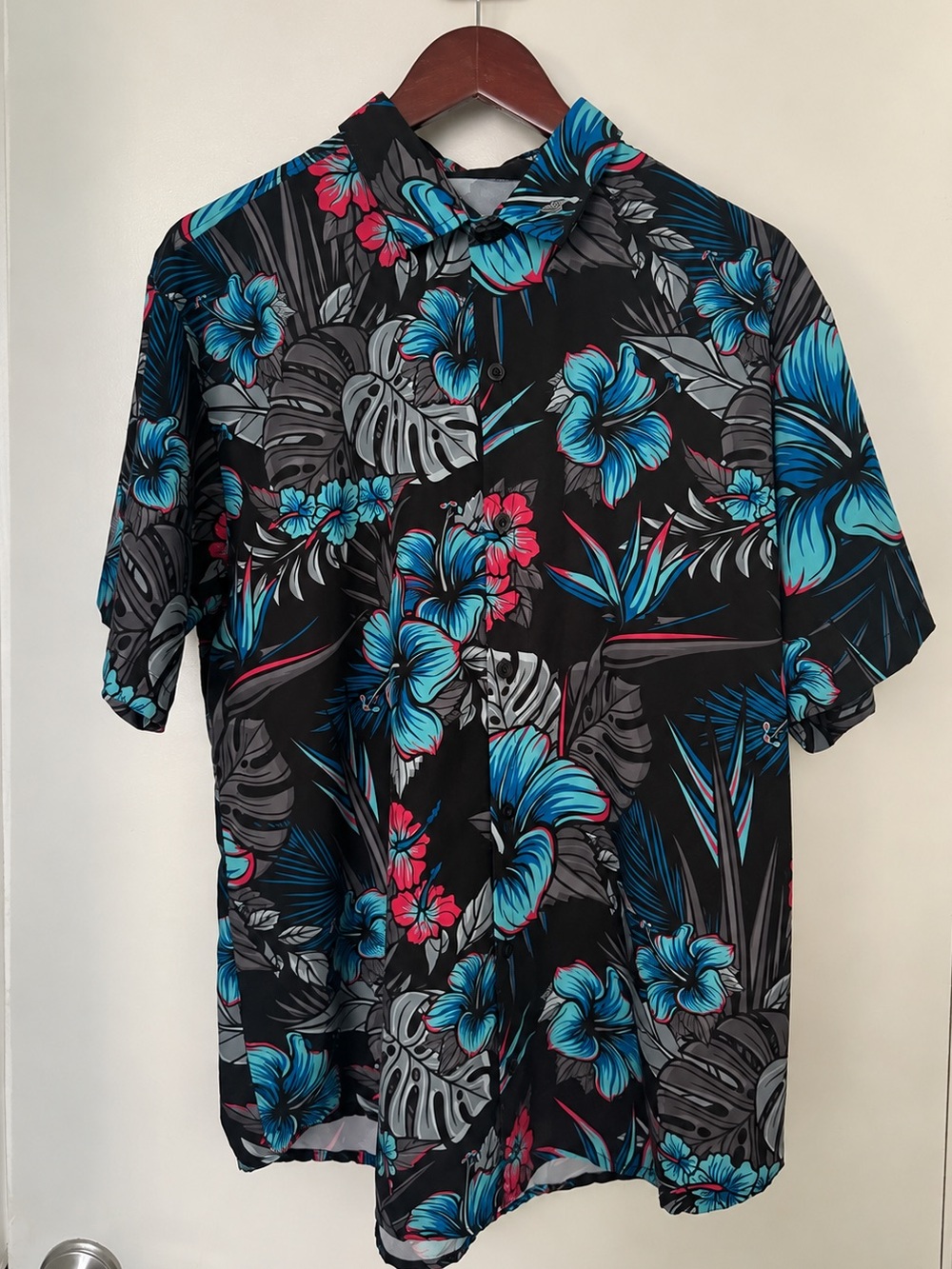 Project X S-biscus Aloha Hawaiian Shirt Men’s XL Tropical Floral Shaka